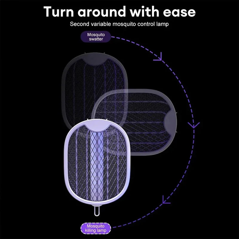 Matador de Mosquitos Elétrico Dobrável