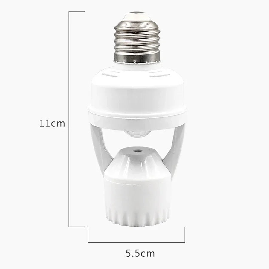 Bocal Inteligente de Lâmpada LED com Sensor de Movimento