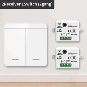 Mini Interruptor de Luz e Controle Remoto Sem Fio