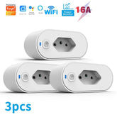 Smart Plug – Adaptador de Soquete Wi-Fi Tuya 16A