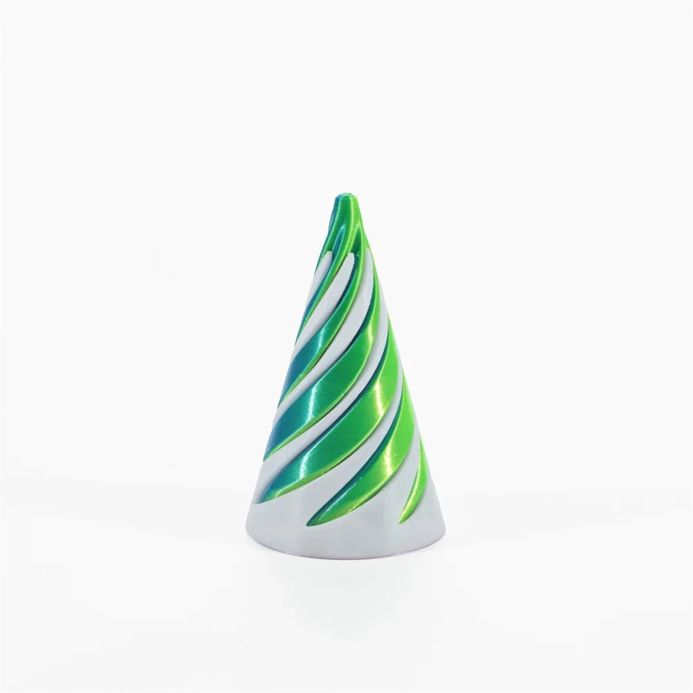 CONE ESPIRAL 3D DECORAÇÃO