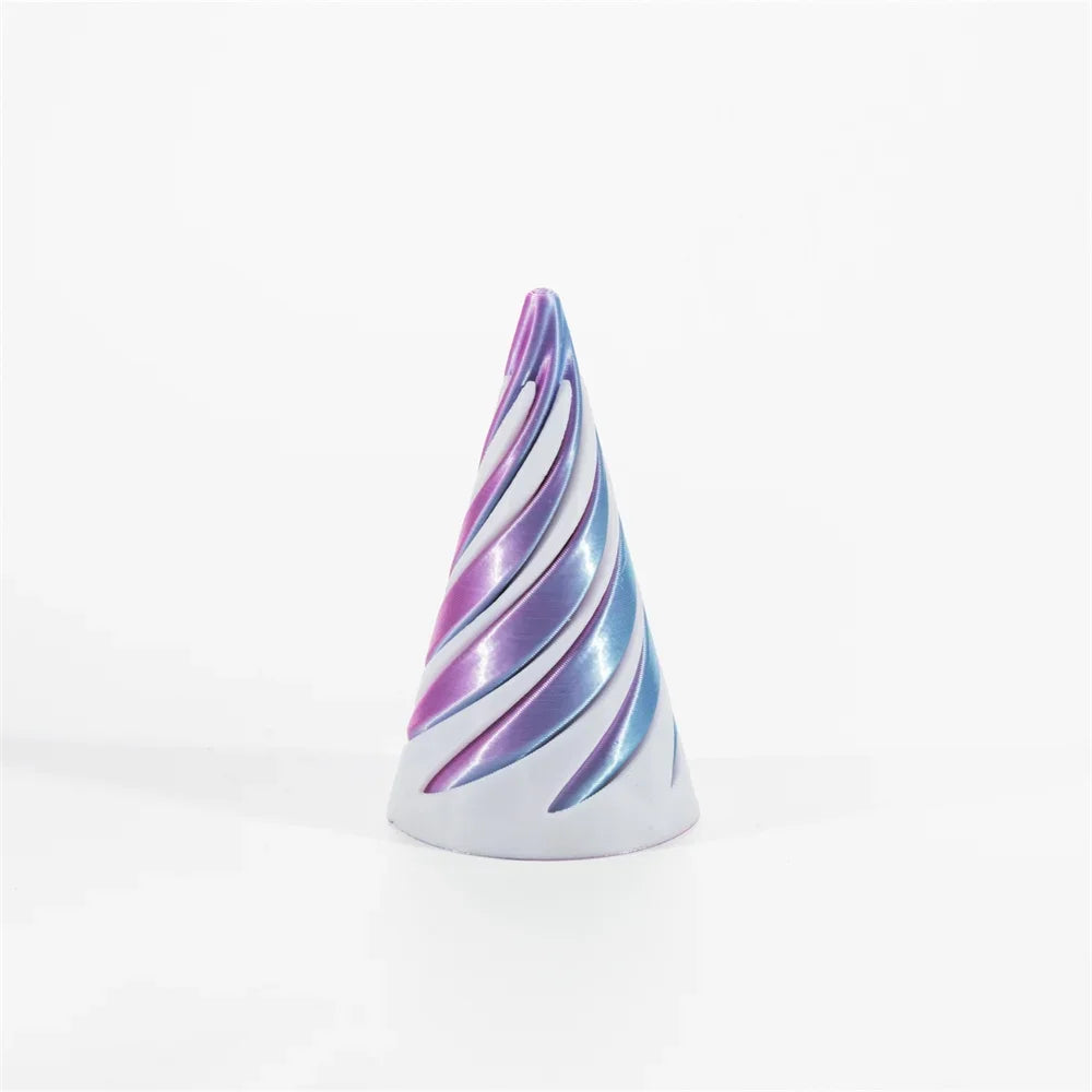 CONE ESPIRAL 3D DECORAÇÃO