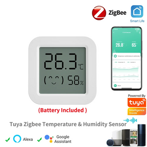 Sensor de Umidade e Temperatura Tuya ZigBee